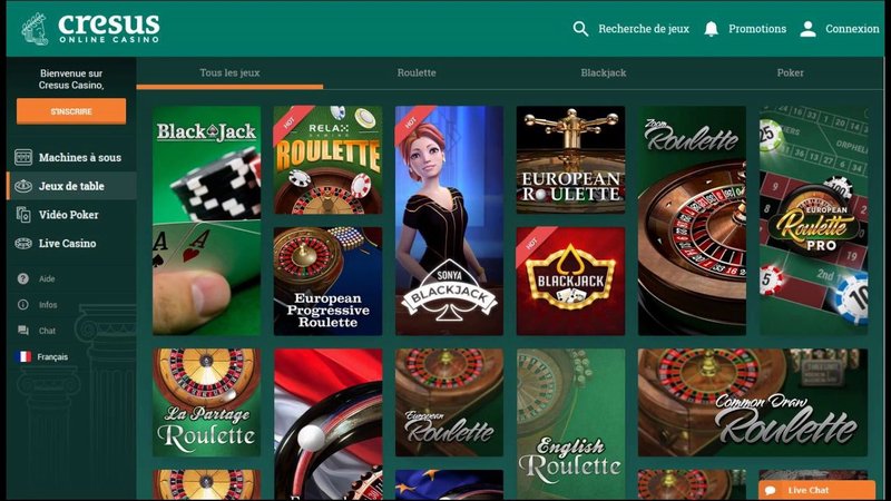 Identifier le problème : trop de casinos, peu de clarté, cresus casino en ligne